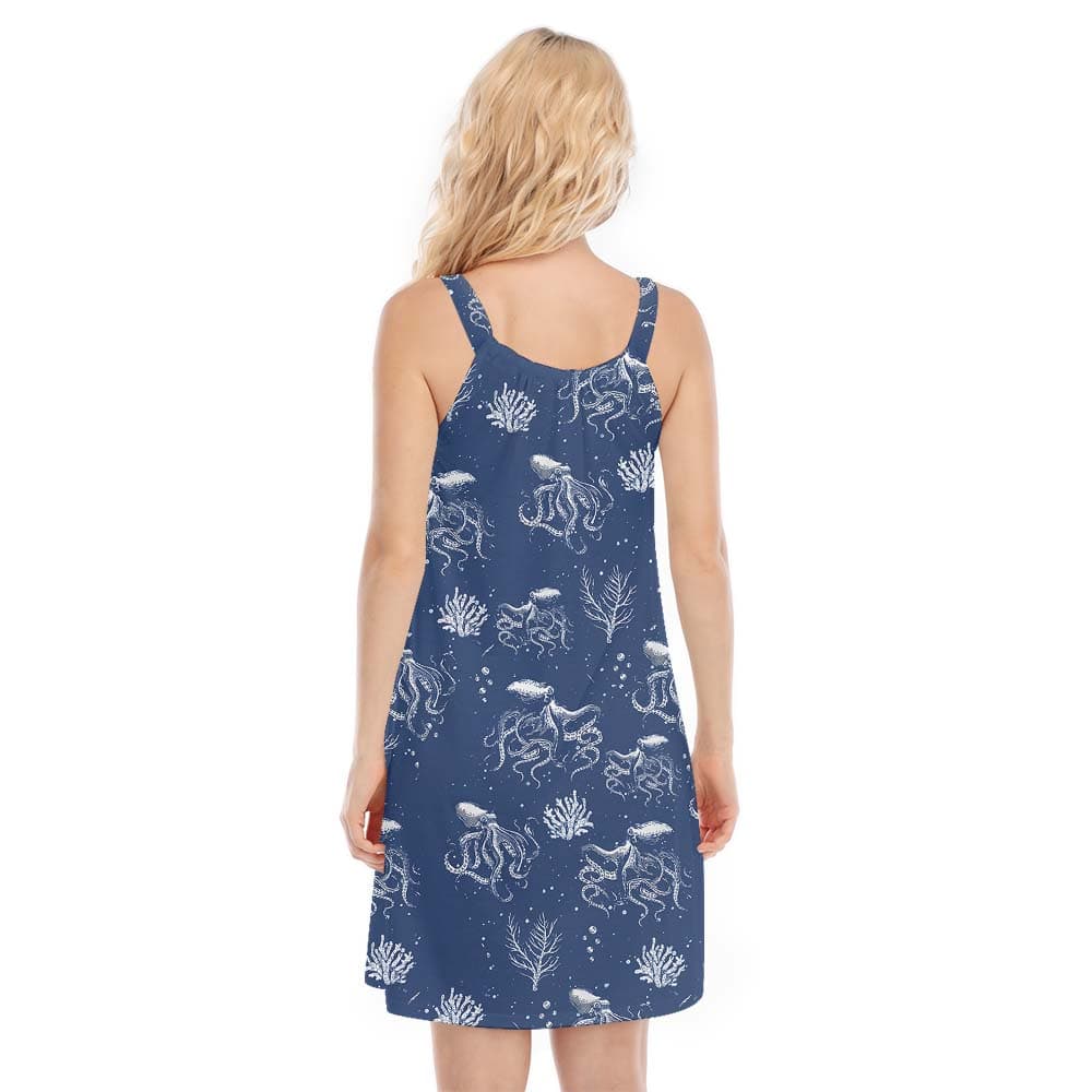 Octopus Women’s Cami Hawaiian Dress2