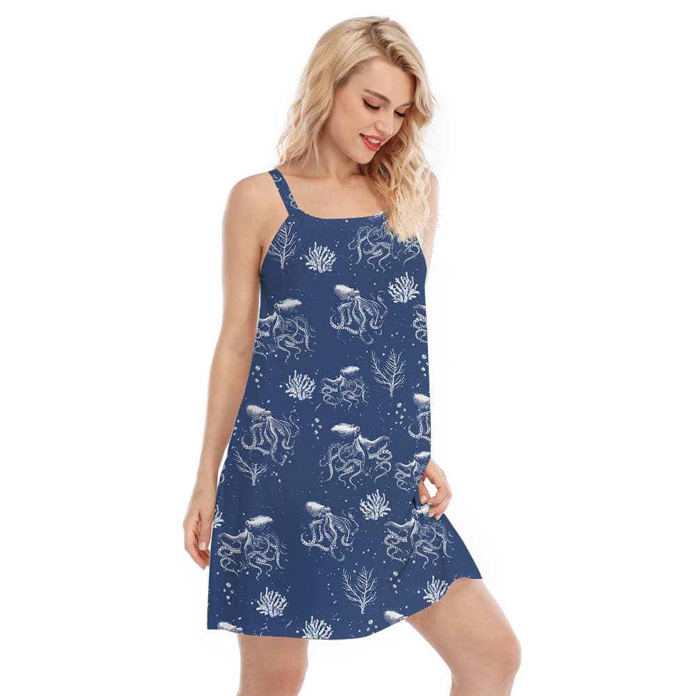 Octopus Women’s Cami Hawaiian Dress3