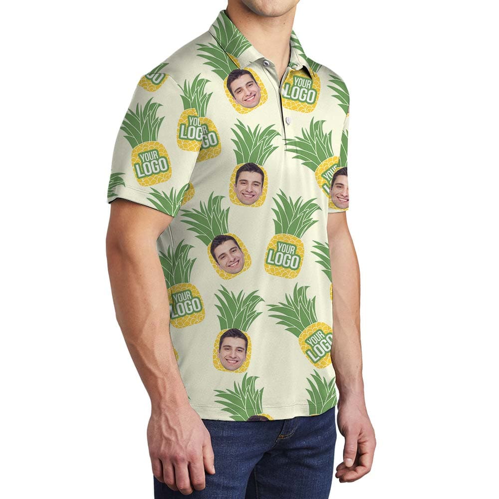 Pineapple 8- Men polo side