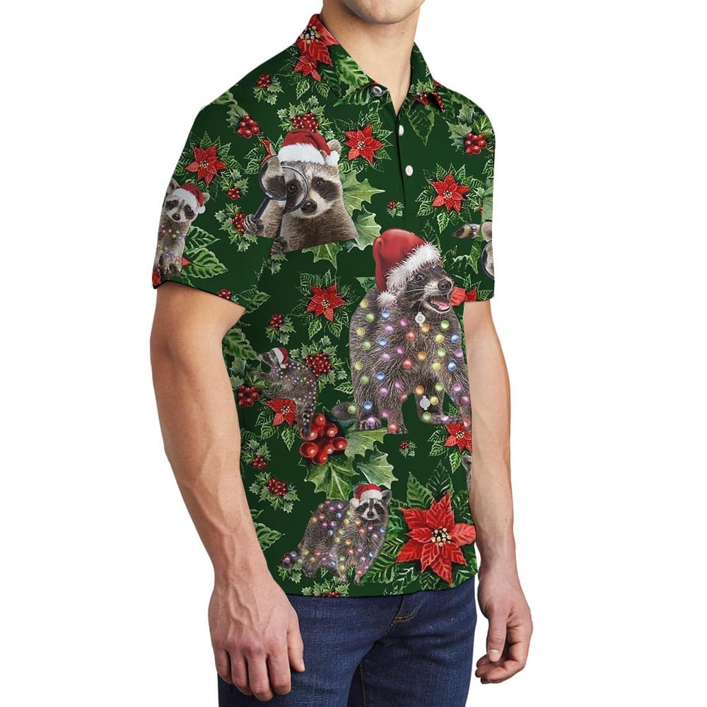 Raccoon 8- Men polo side