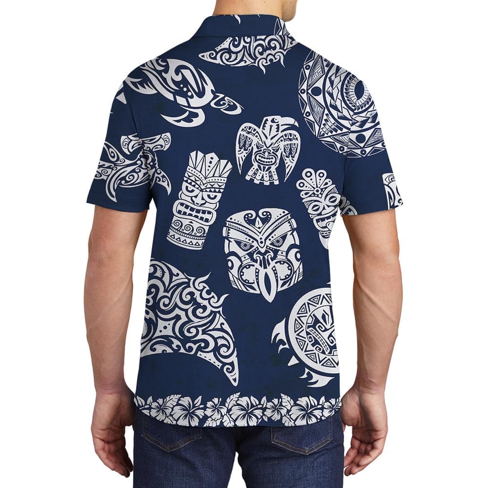 Tiki 7- Men polo Back
