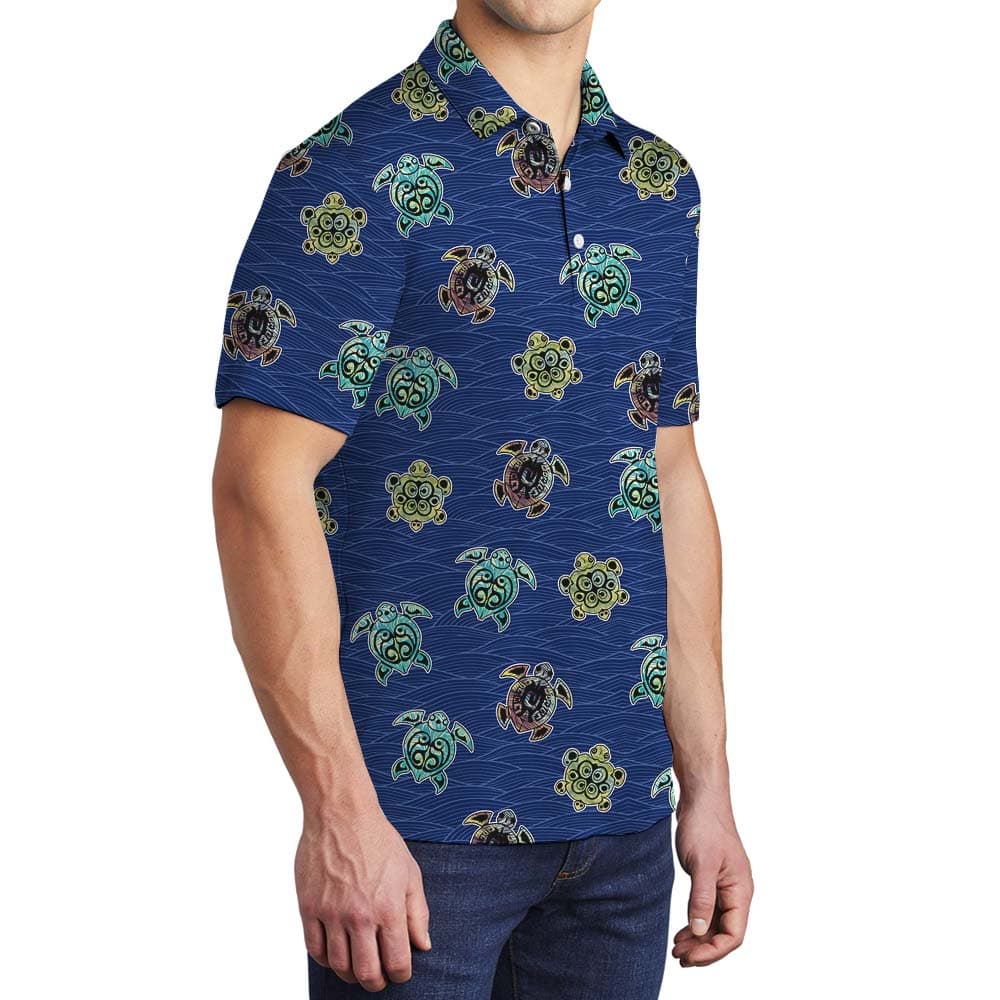 Turtle Ocean Men’s Polo Shirt 3
