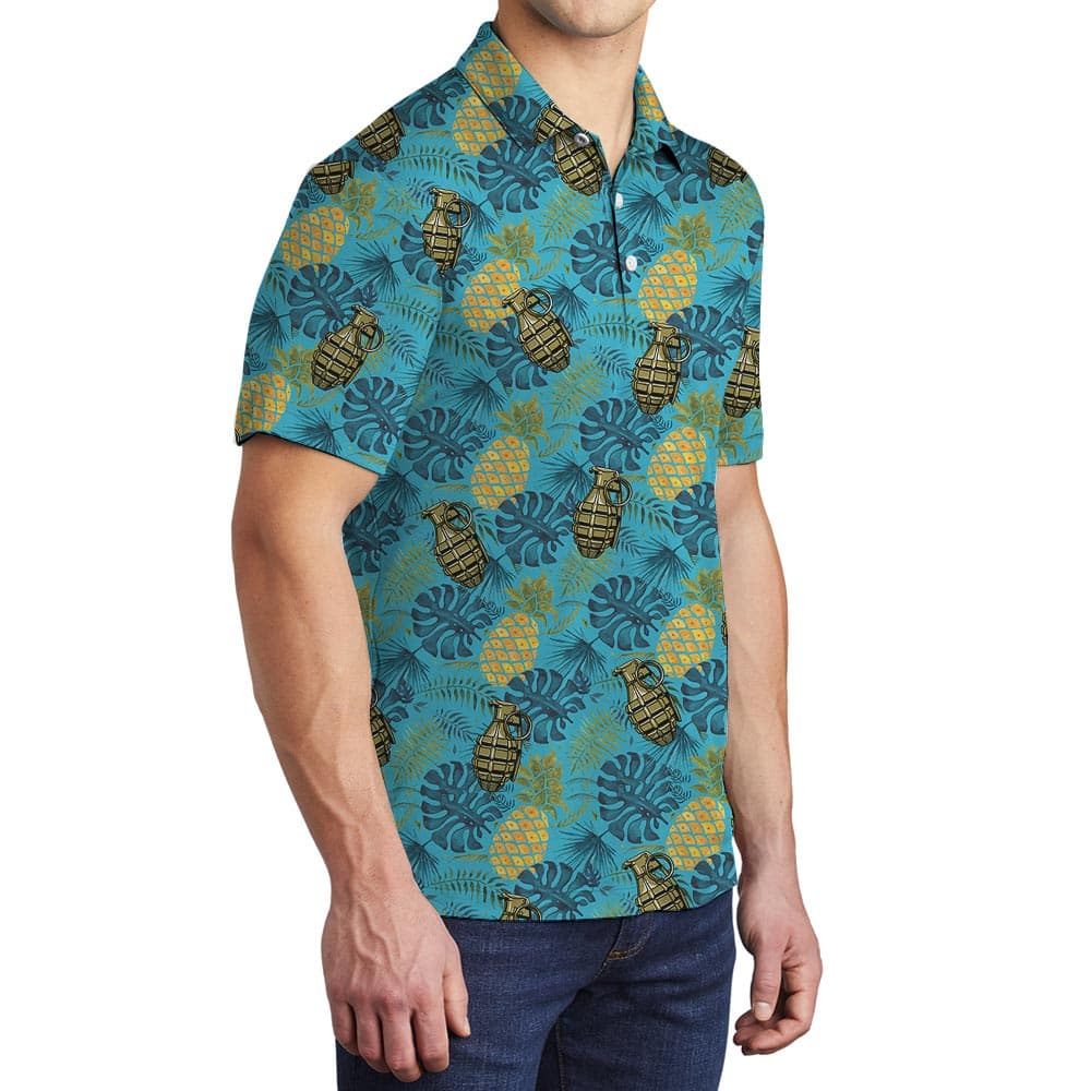 bomb 8- Men polo side