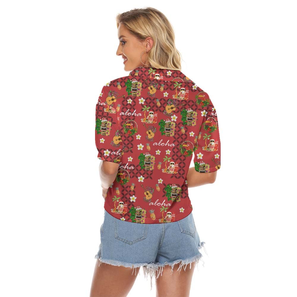 Aloha 6- Women’s crop top Back