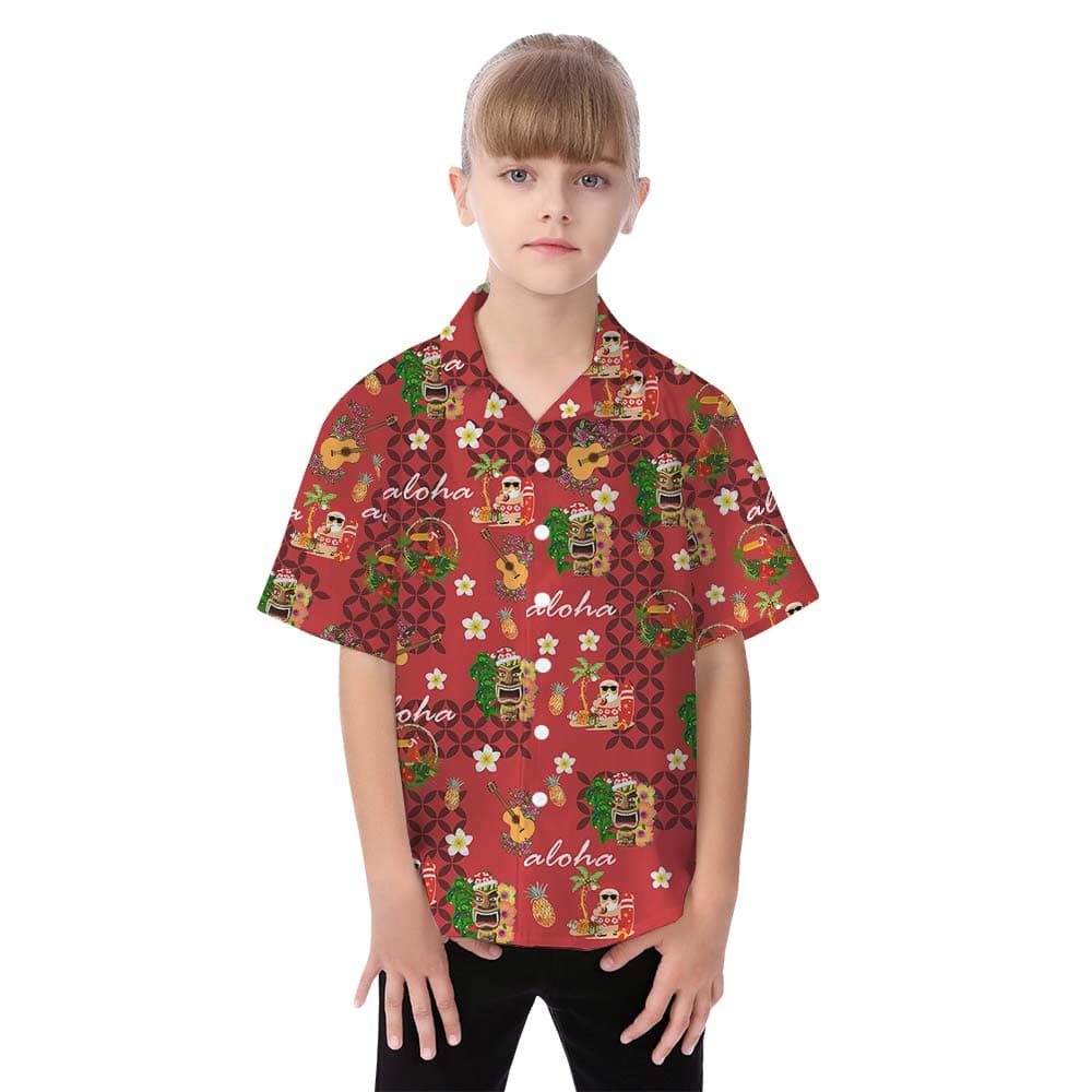 Aloha girl hawaiian shirt