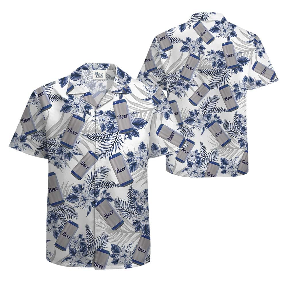Beer 2- Hawaiian shirt_front back