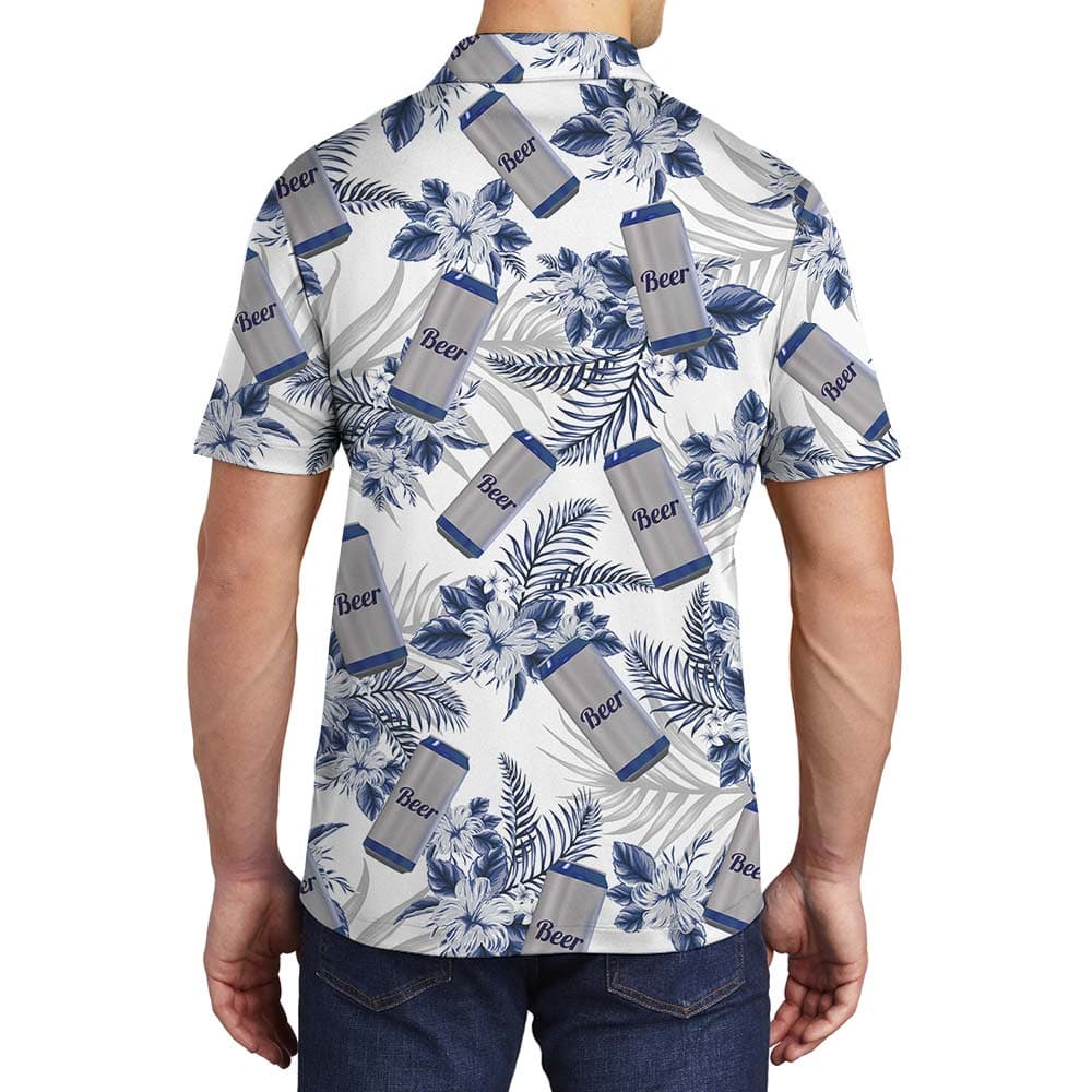 Beer 7- Men polo Back
