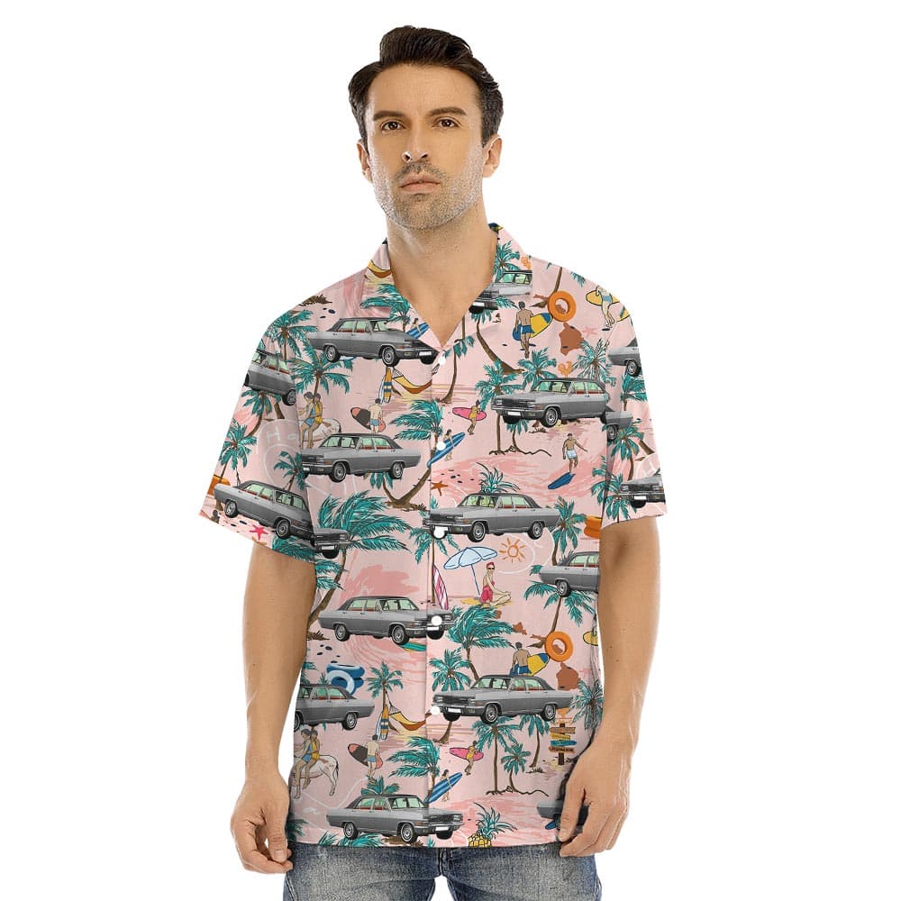Car man hawaiian shirt