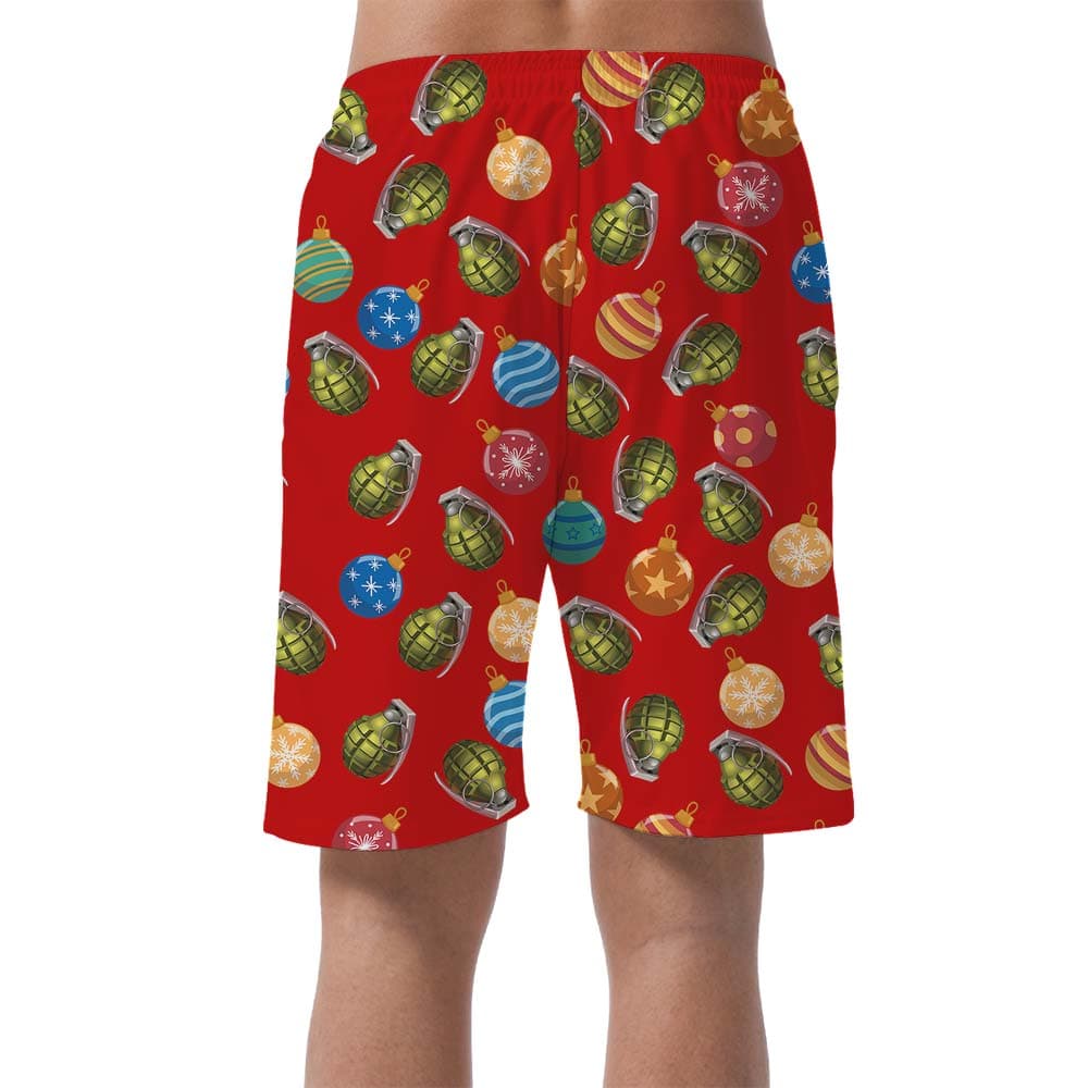 Christmas 3- Men’s shorts_back