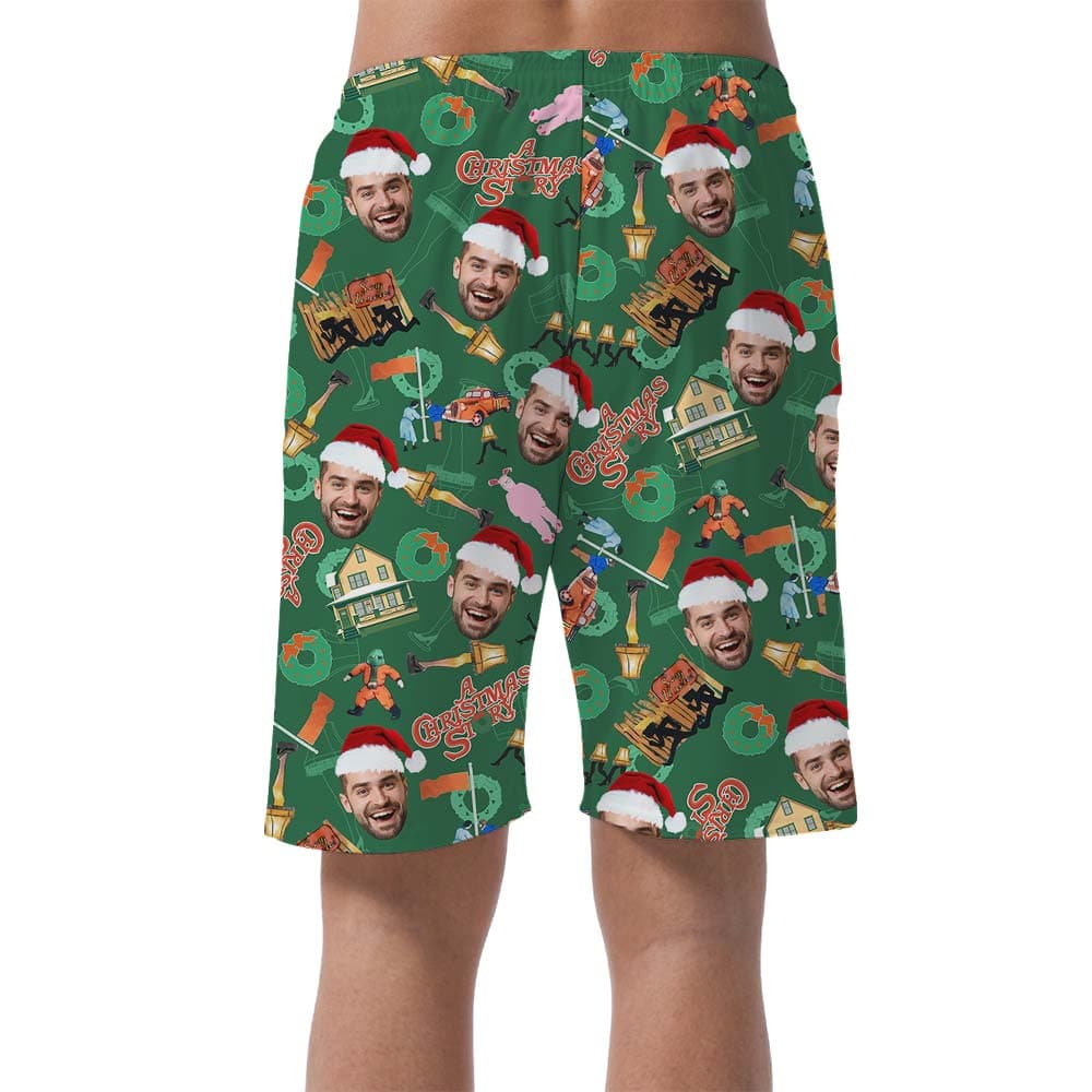 Christmas 3- Men’s shorts_back