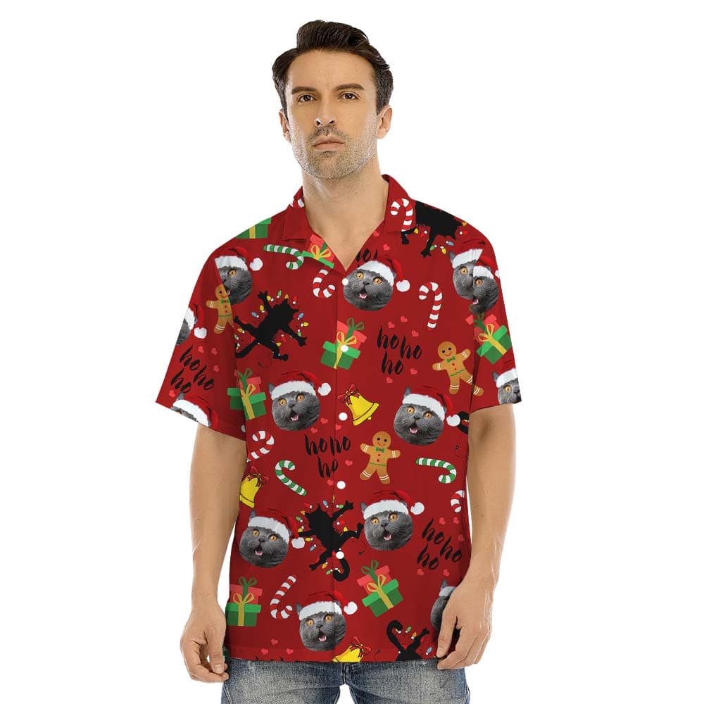 Christmas man hawaiian shirt