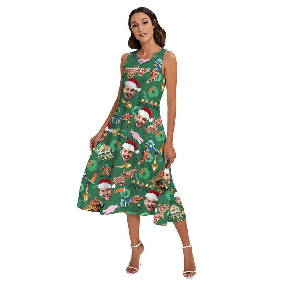 Christmas woman dress