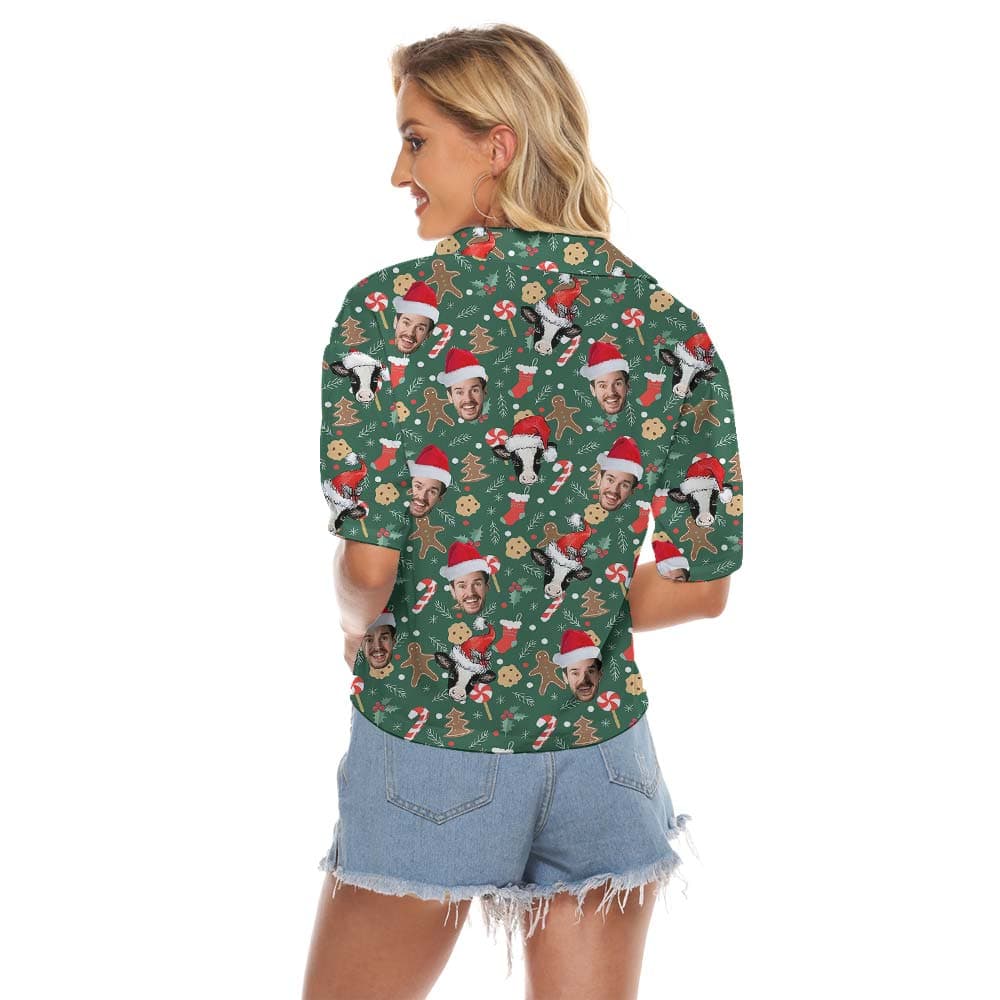 Cow 6- Women’s crop top_back