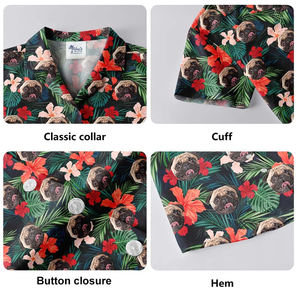 Custom Hawaiian Shirt With Pet Face5