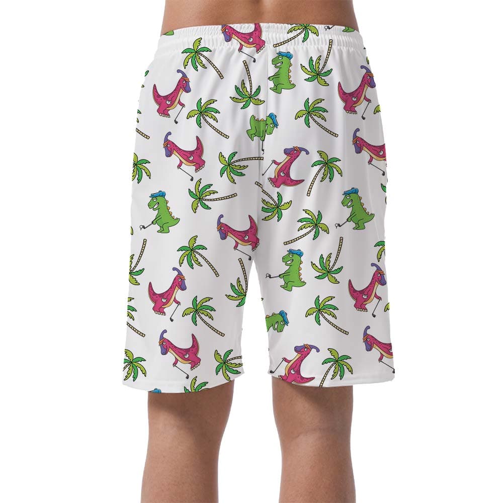 Dinosaur 3- Men’s shorts_back