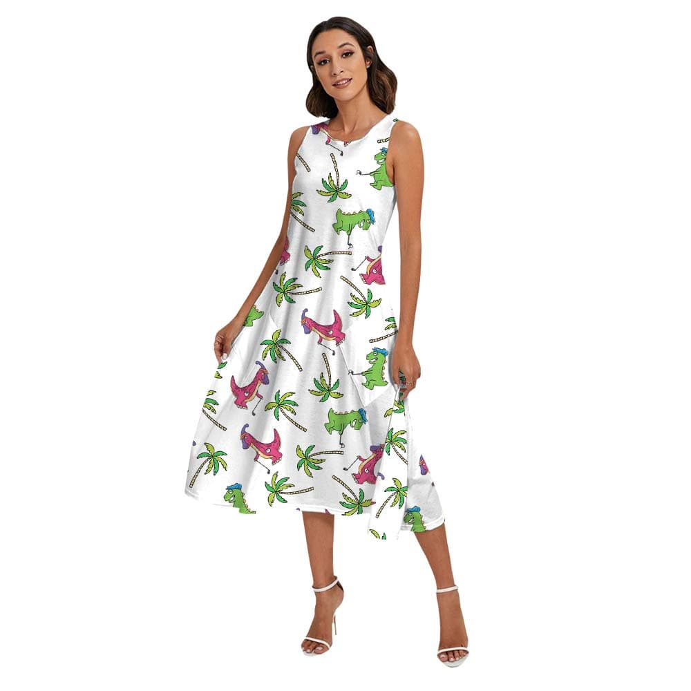 Dinosaur woman dress