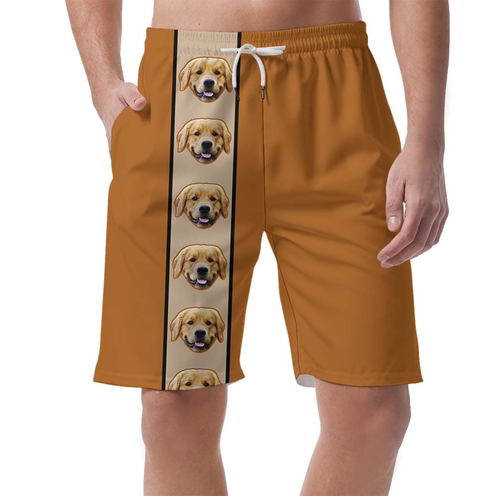 Personalized Custom Dog Hawaiian Shorts Men