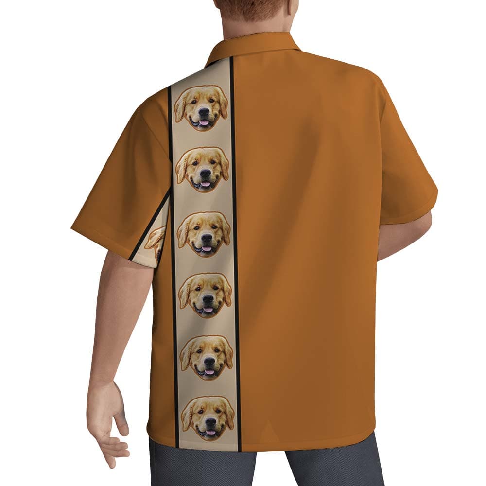 Dog 3- Men’s Hawaiian Shirt_back