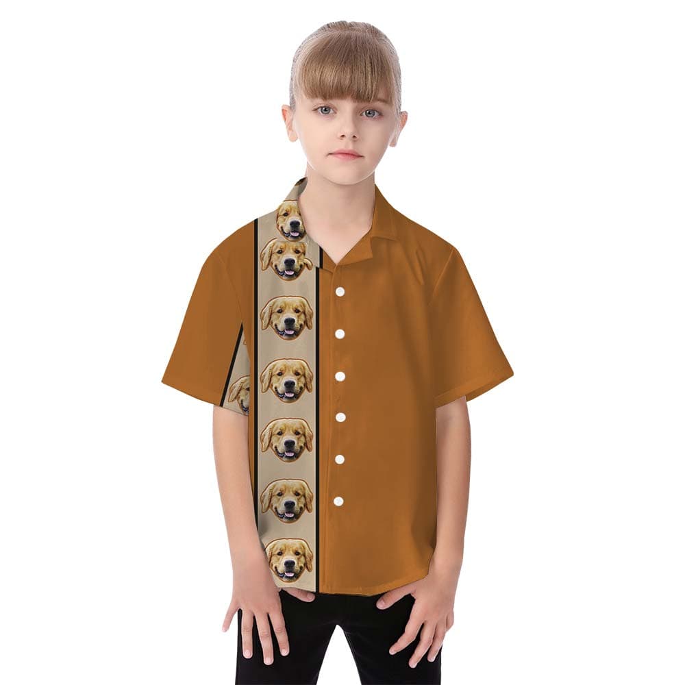 Dog girl hawaiian shirt