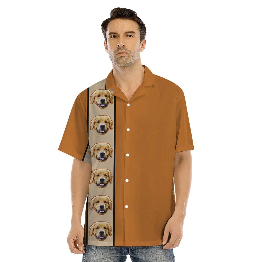 Dog man hawaiian shirt