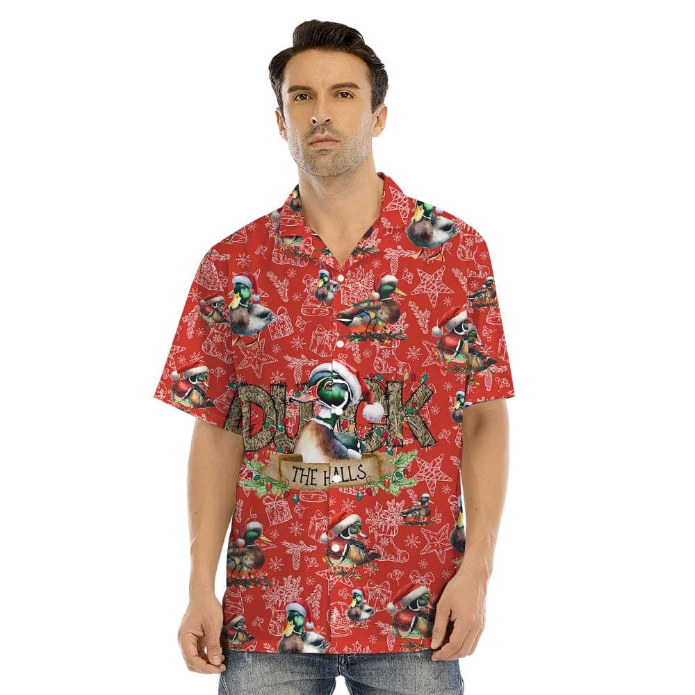 Duck man hawaiian shirt