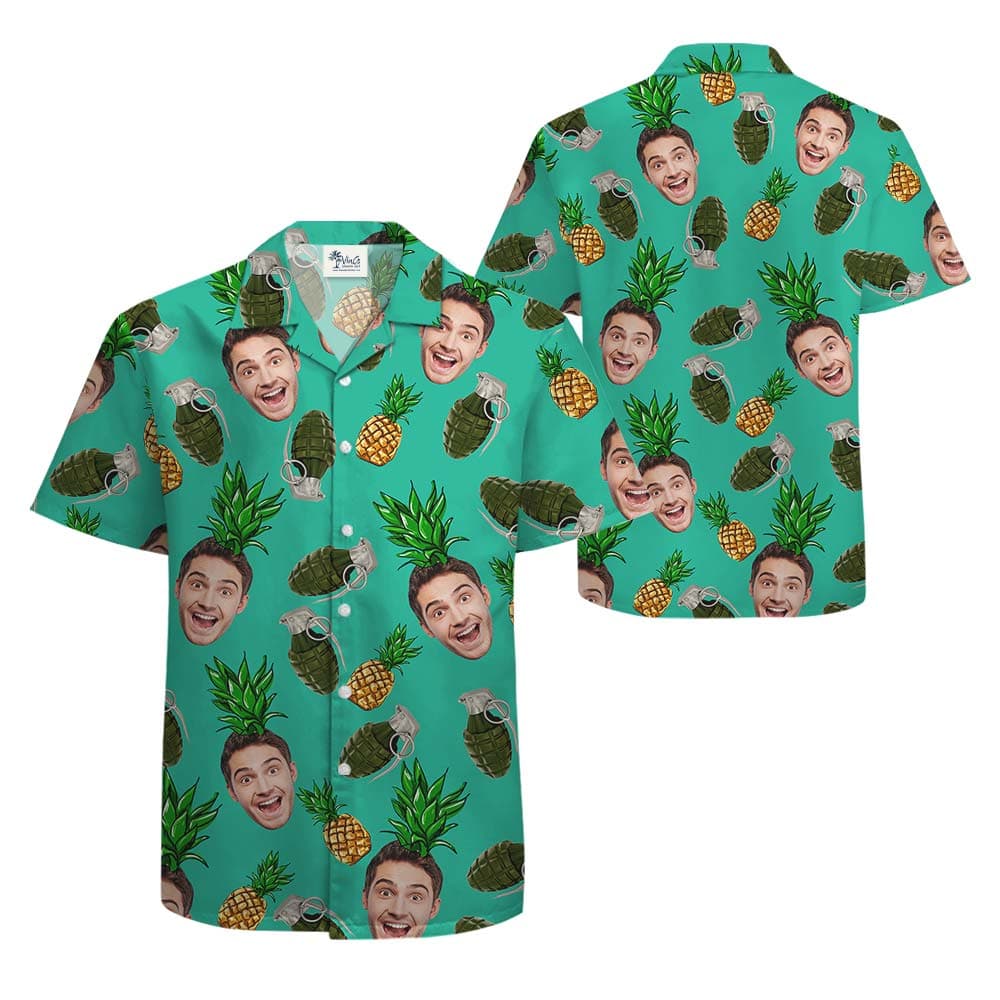Face 2- Hawaiian shirt_front back