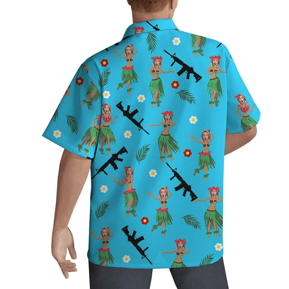 Face 3- Men’s Hawaiian Shirt_back