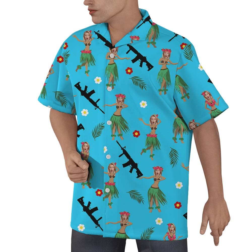 Face 4- Men’s Hawaiian Shirt_right
