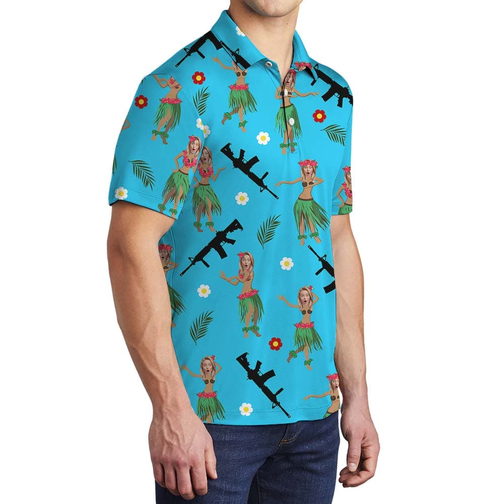Face 8- Men polo side