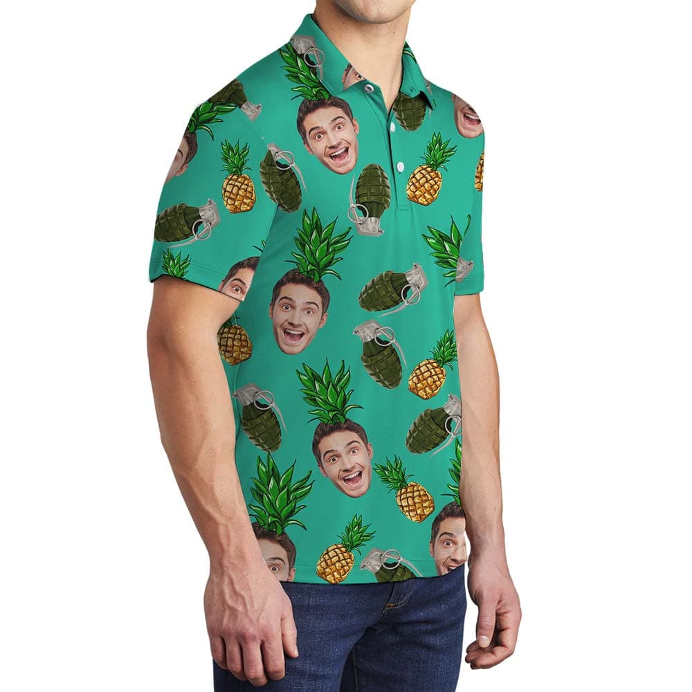 Face 8- Men polo side