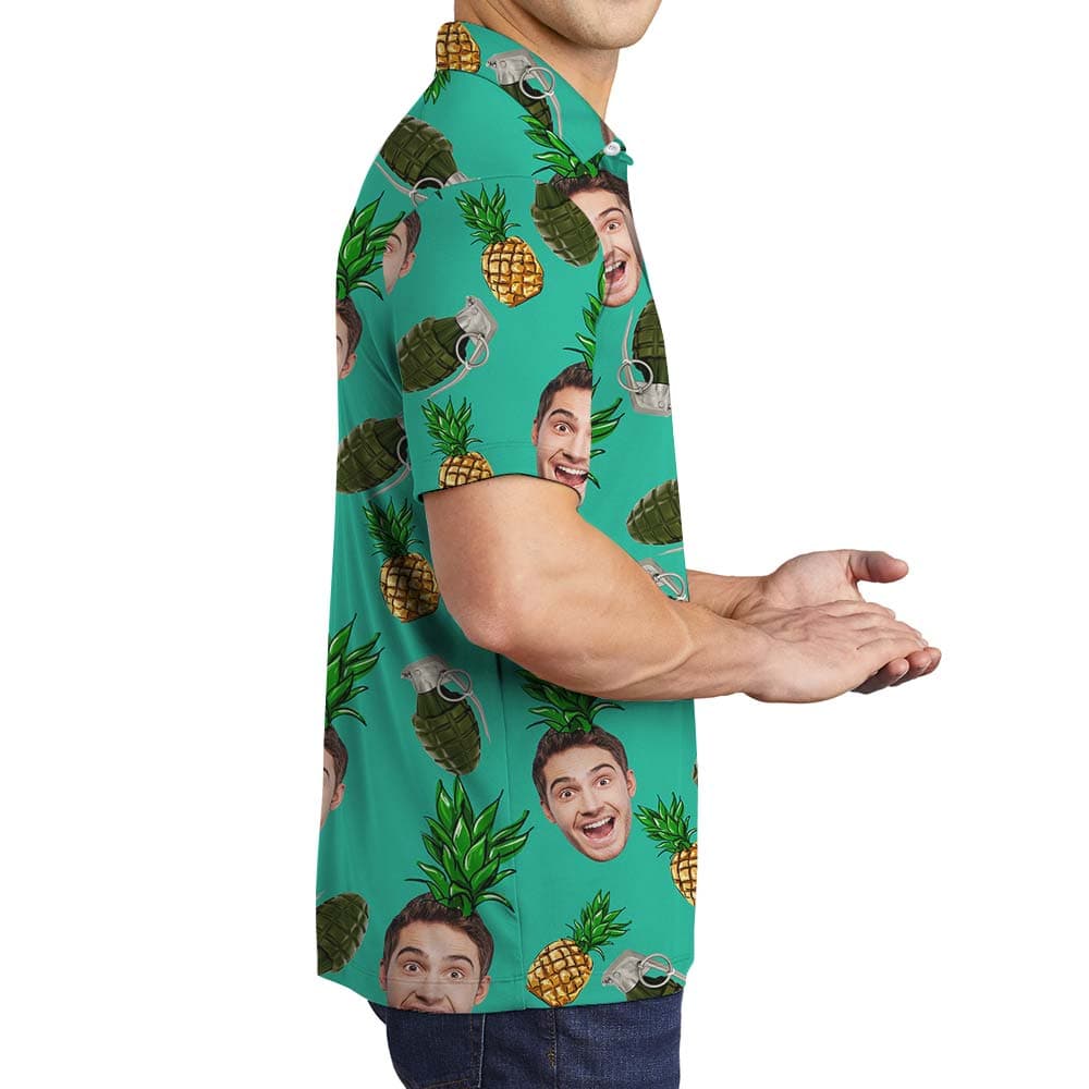 Face 9- Men polo right