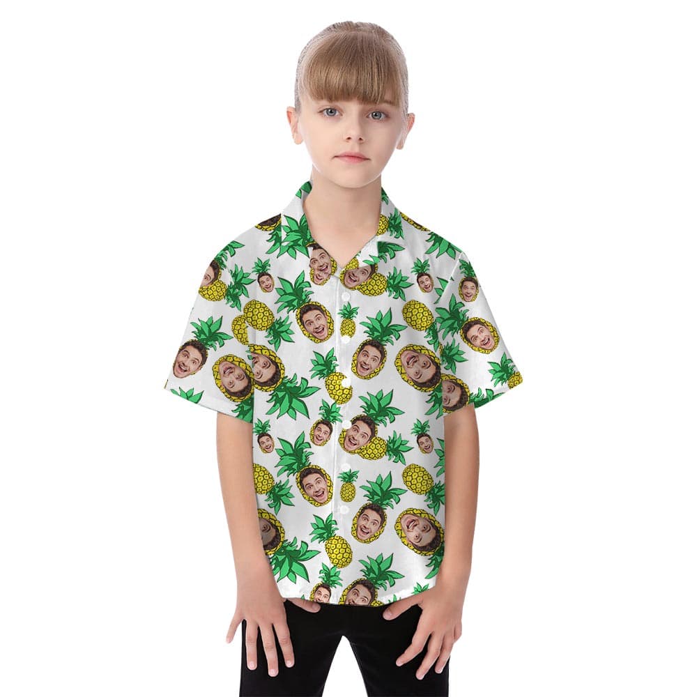 Face girl hawaiian shirt