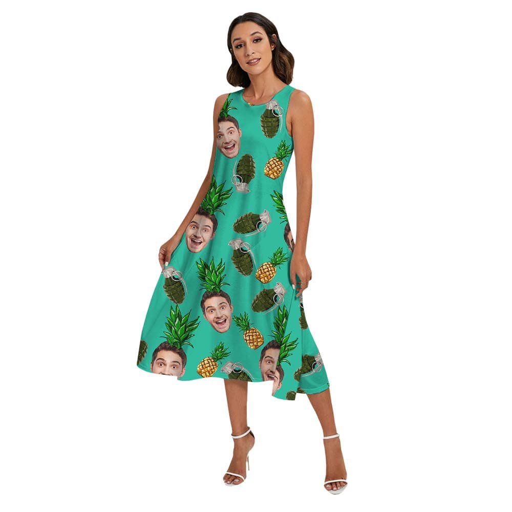 Face woman dress