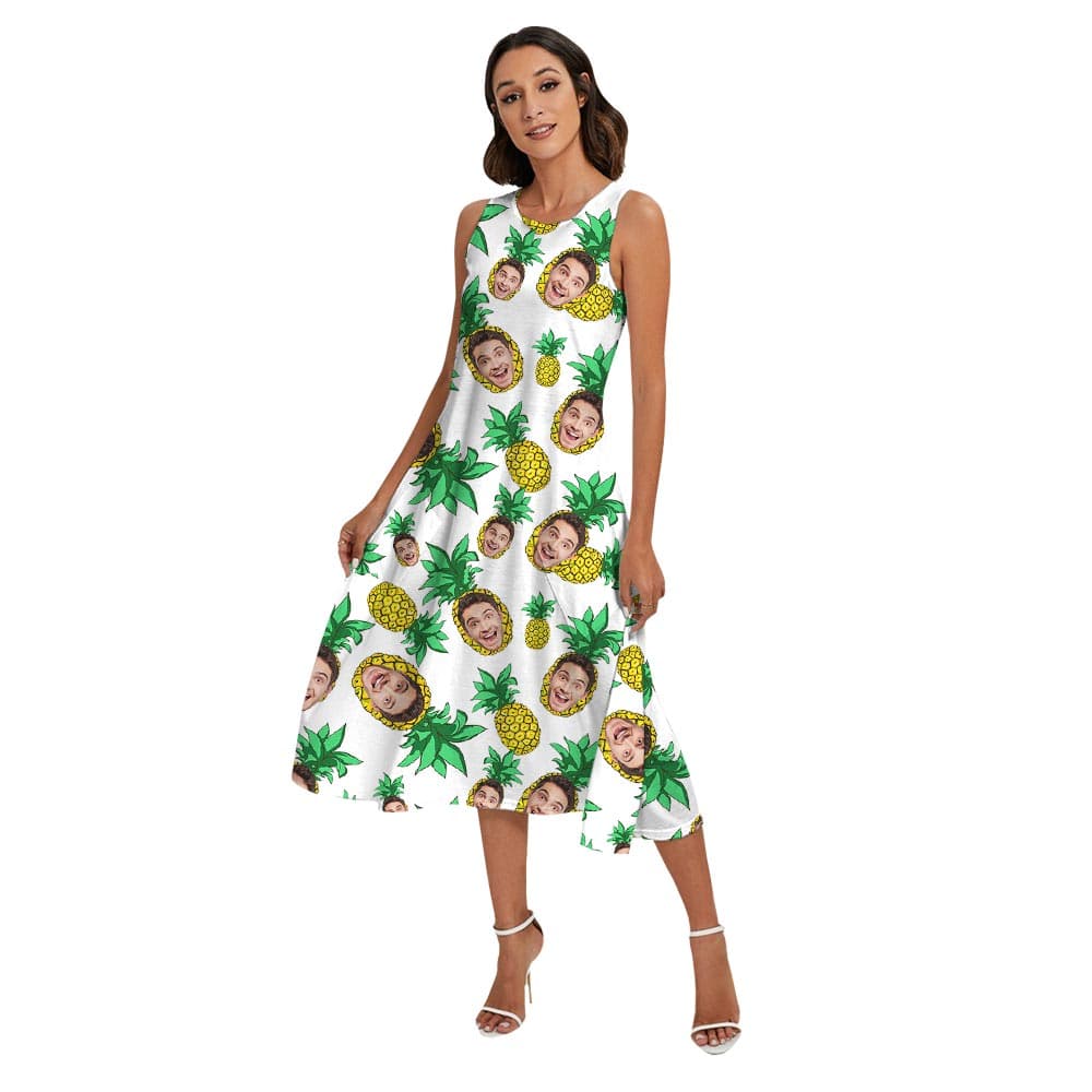 Face woman dress