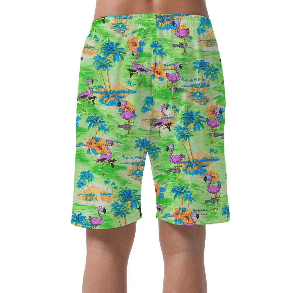 Flamingo 11- Men’s shorts_back