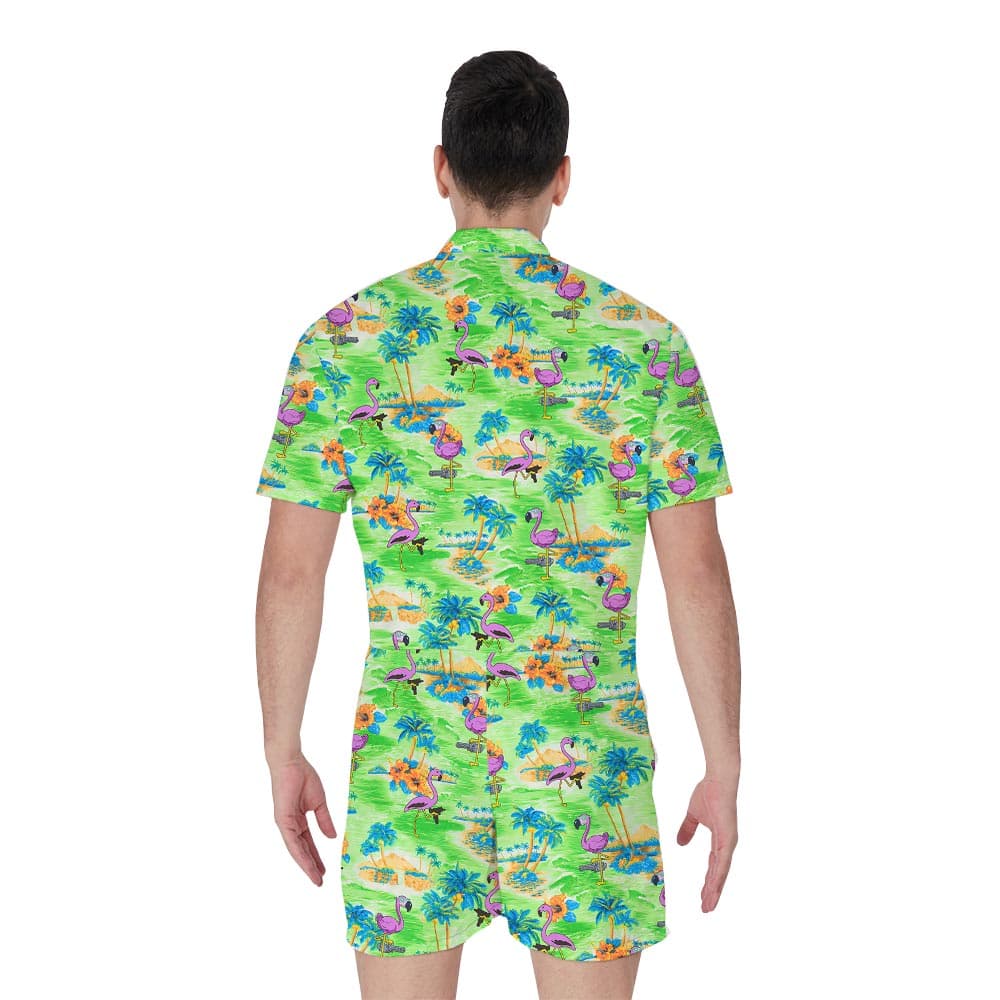 Flamingo 15- Men’s romper_back
