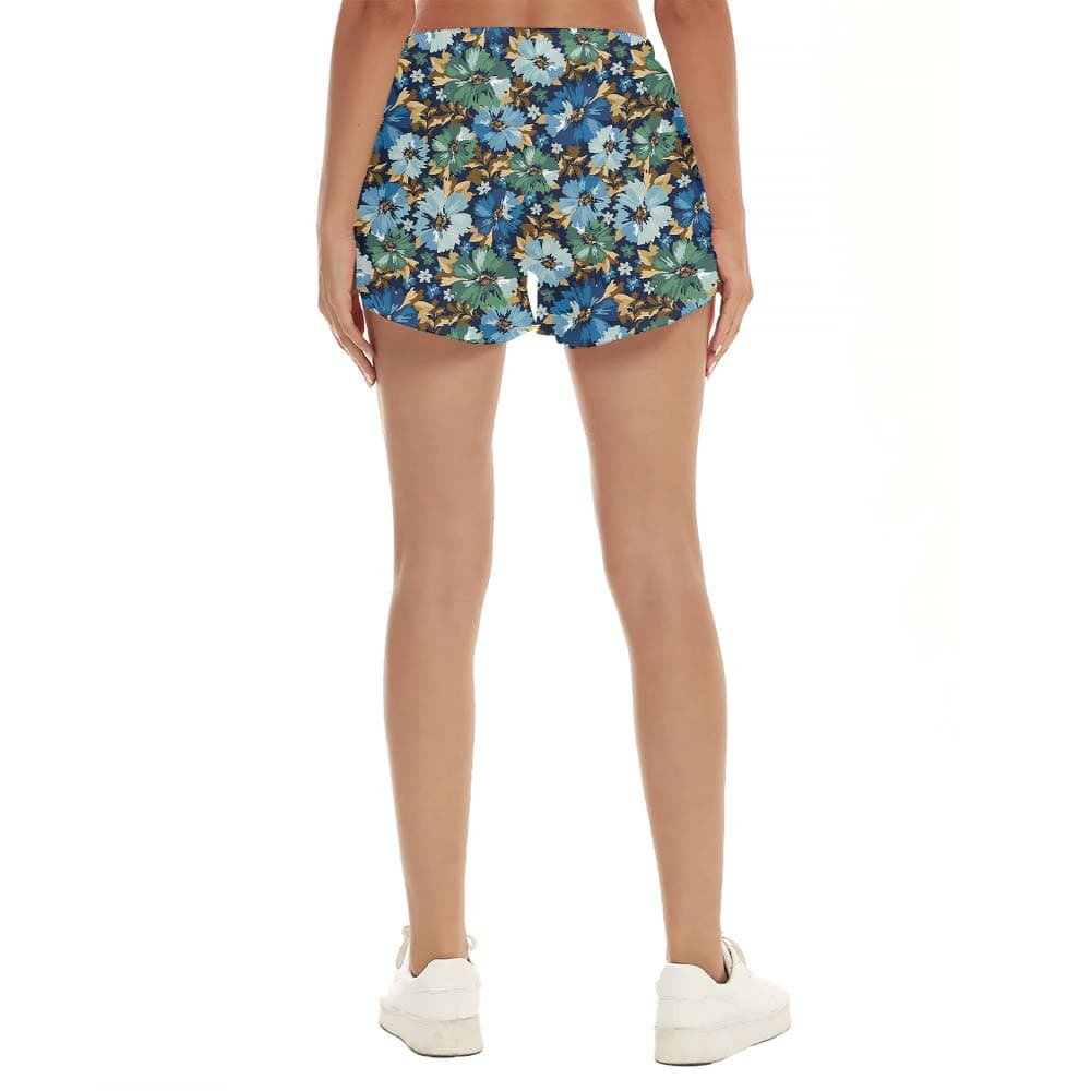 Flower 22- Women’s shorts_Back