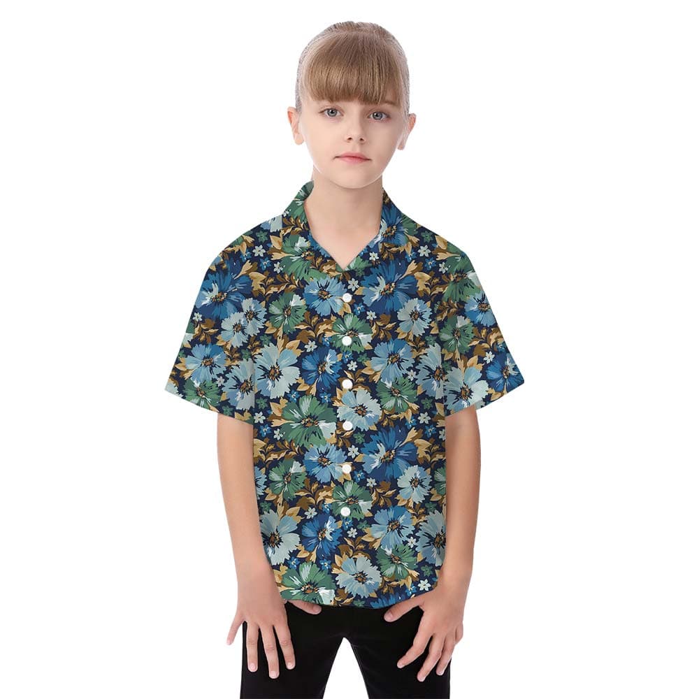 Flower girl hawaiian shirt