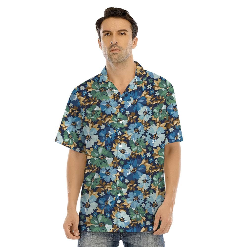 Flower man hawaiian shirt
