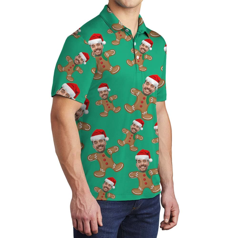 Gingerbread 2- Men’s Polo_side_v1