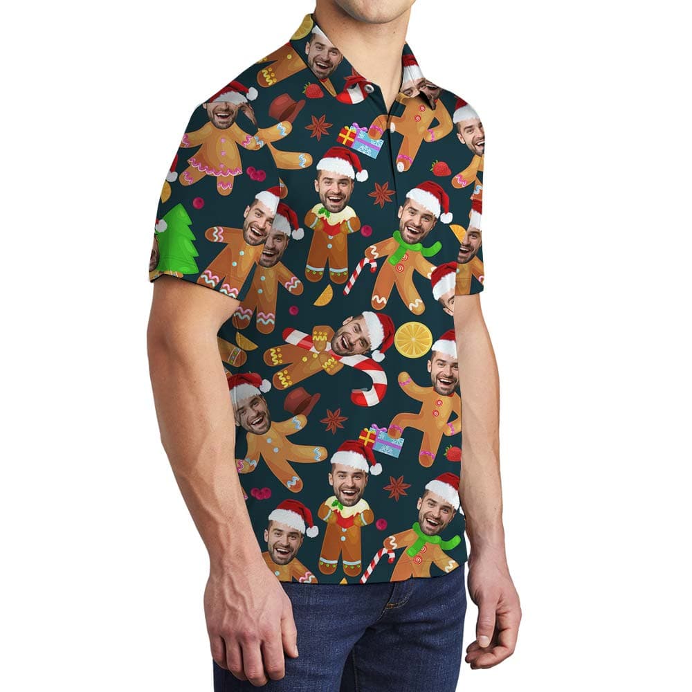 Gingerbread 2- Men’s Polo_side_v1