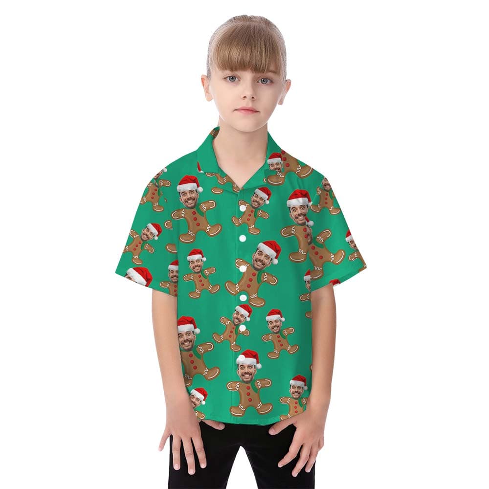 Gingerbread girl hawaiian shirt