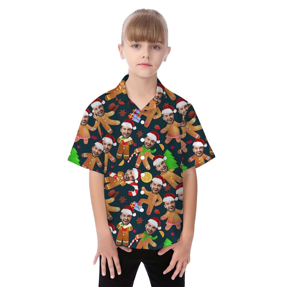 Gingerbread girl hawaiian shirt