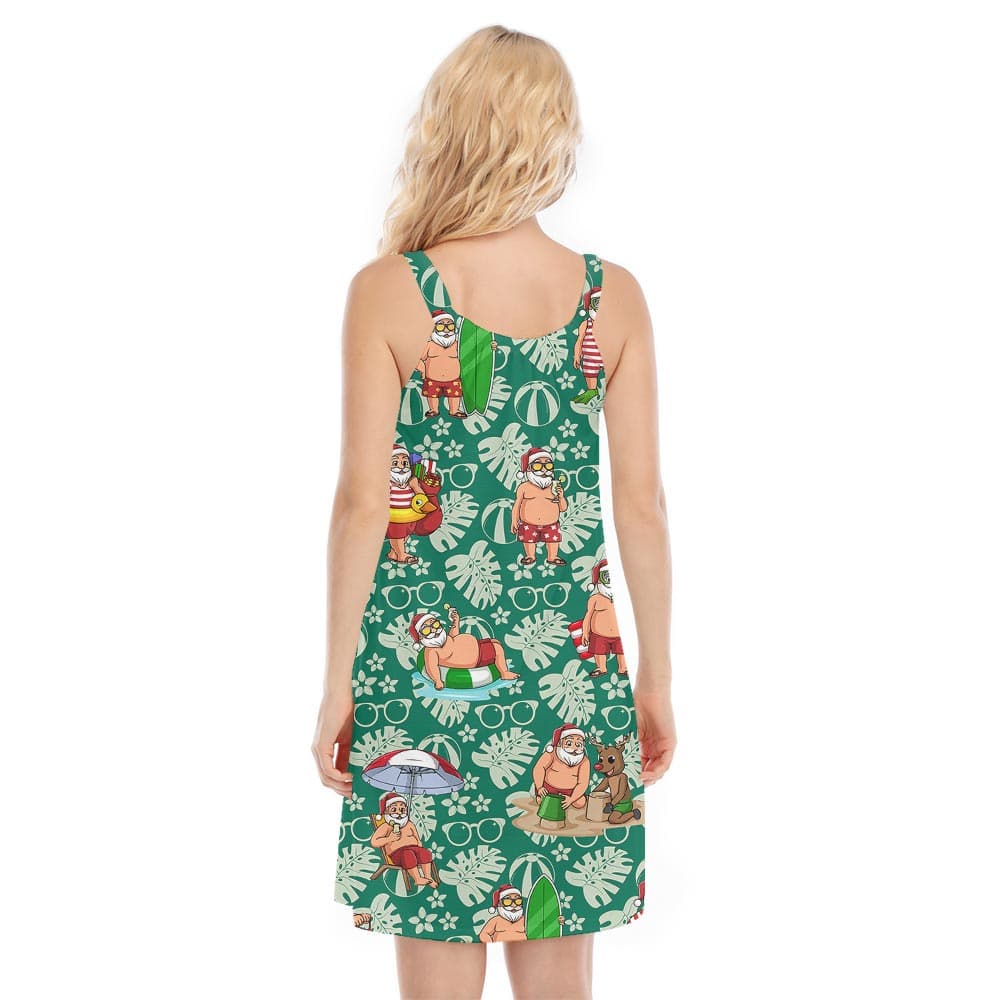 Green 17- Women’s Dress_back
