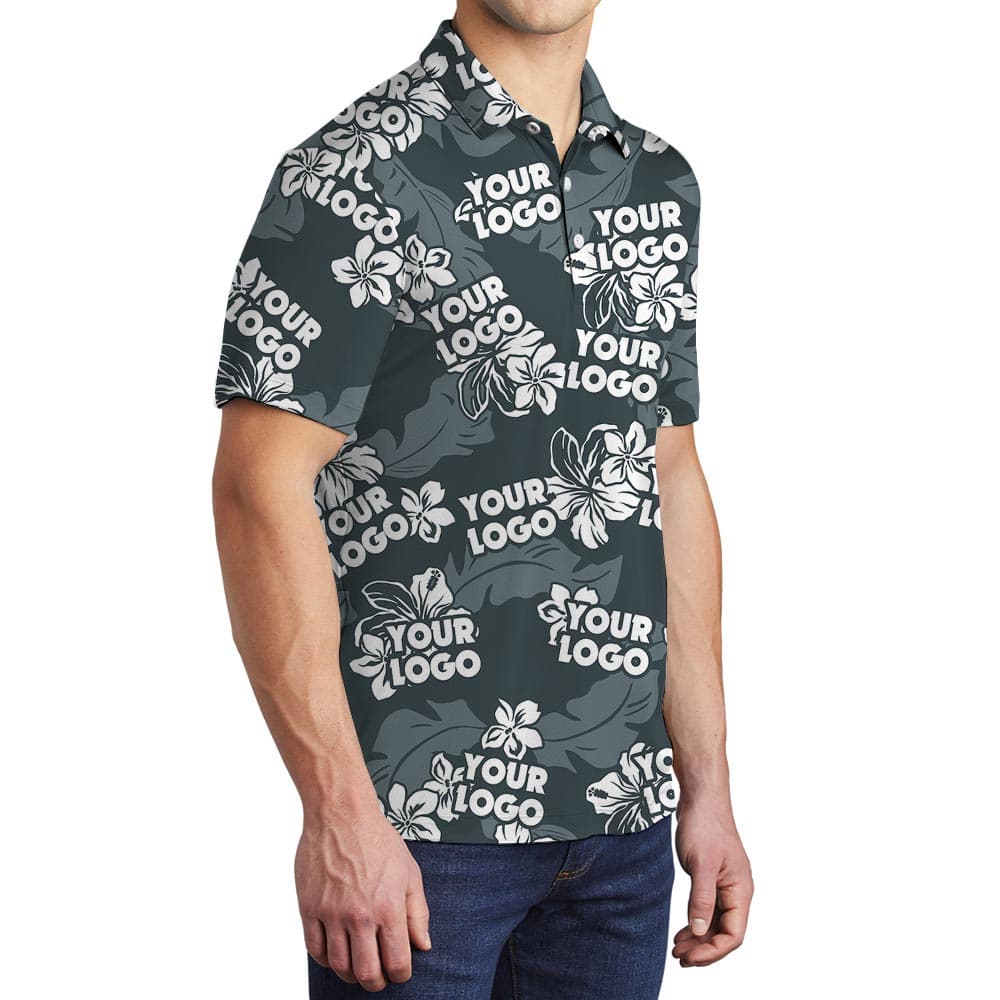 Logo 8- Men polo side