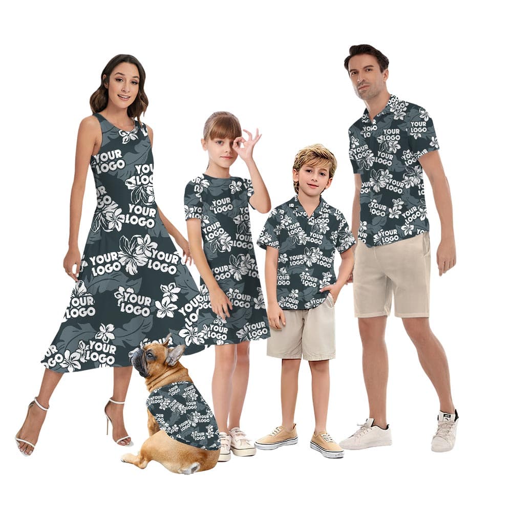 Customized Logo Summer Family Matching