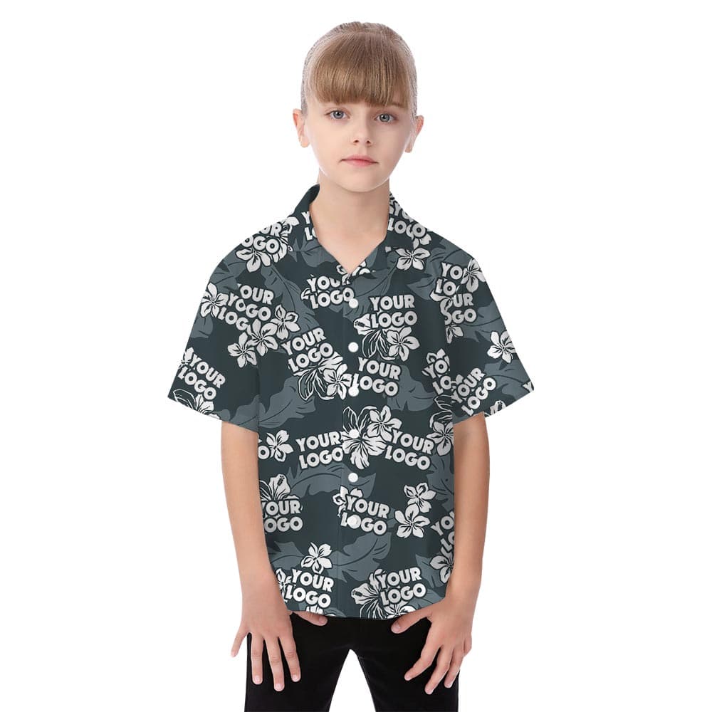 Logo girl hawaiian shirt