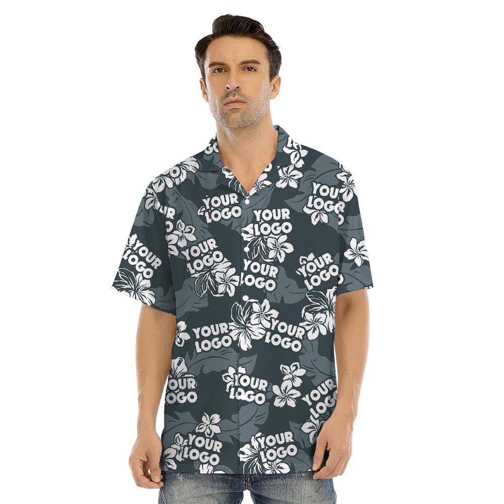 Logo man hawaiian shirt