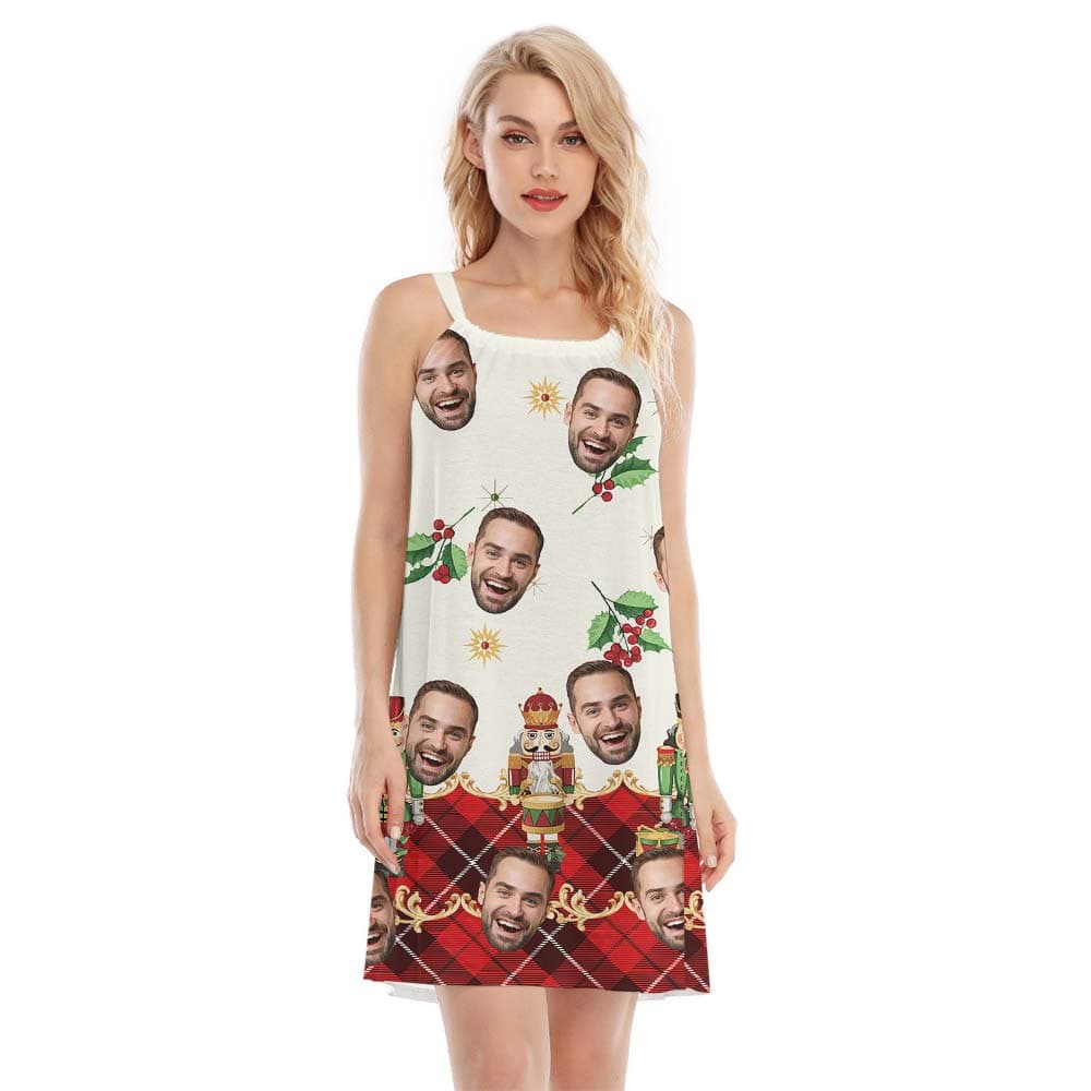 Nutcracker Custom Face Hawaiian Cami Dress