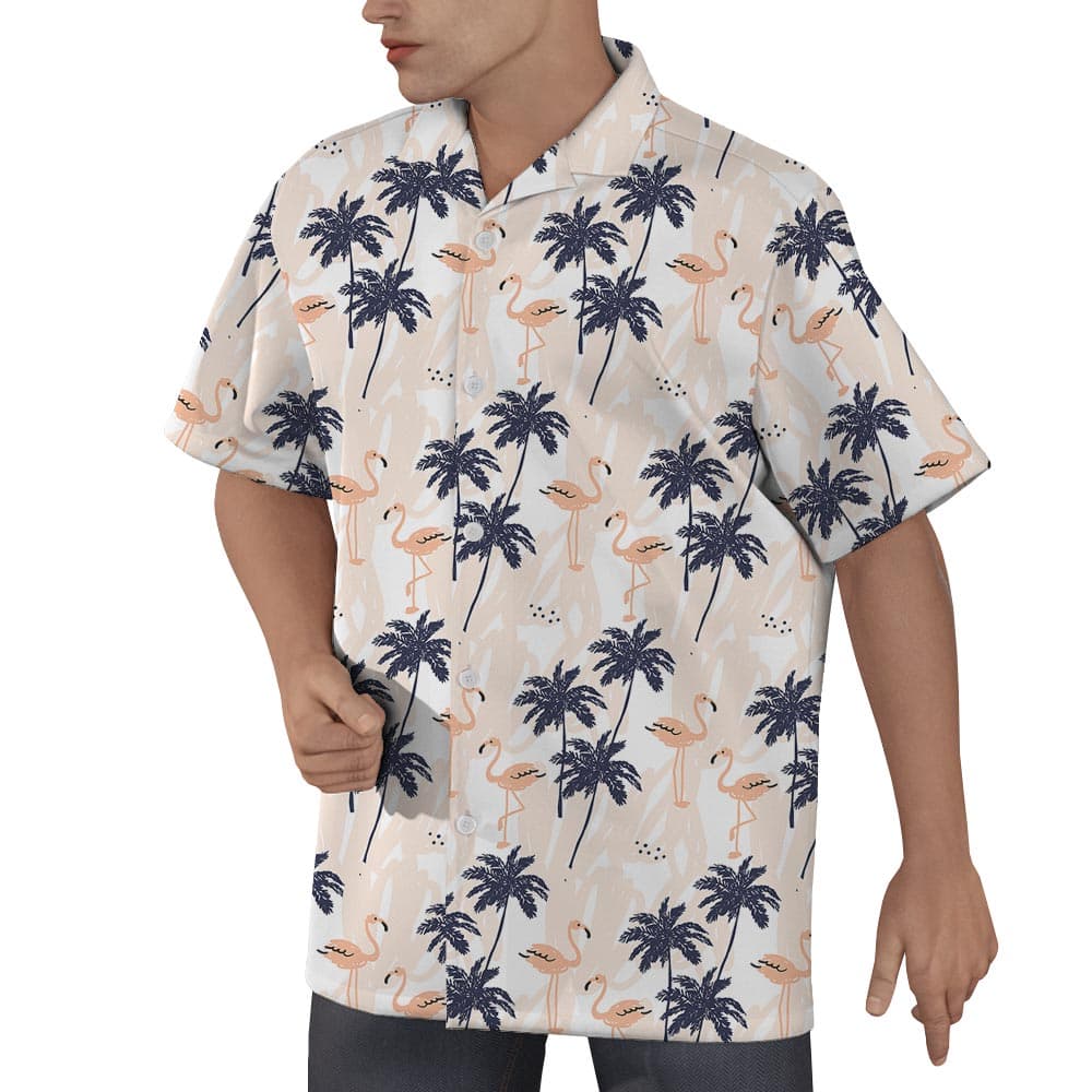Palm 4- Men’s Hawaiian Shirt_right
